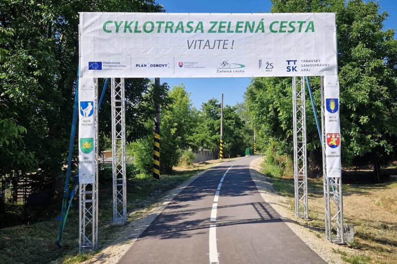 Cyklotrasa Piešťany - Vrbové