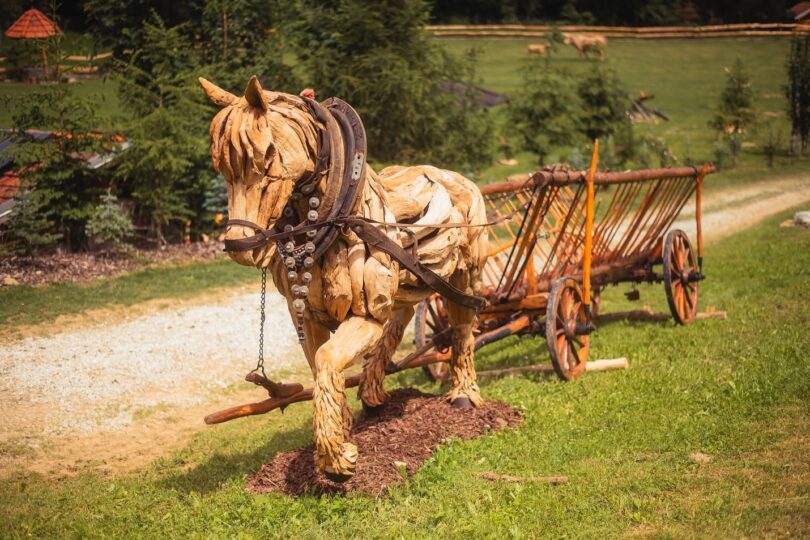 Woodlandia Liptov: Nový rodinný park s obrími sochami zvierat z naplaveného dreva